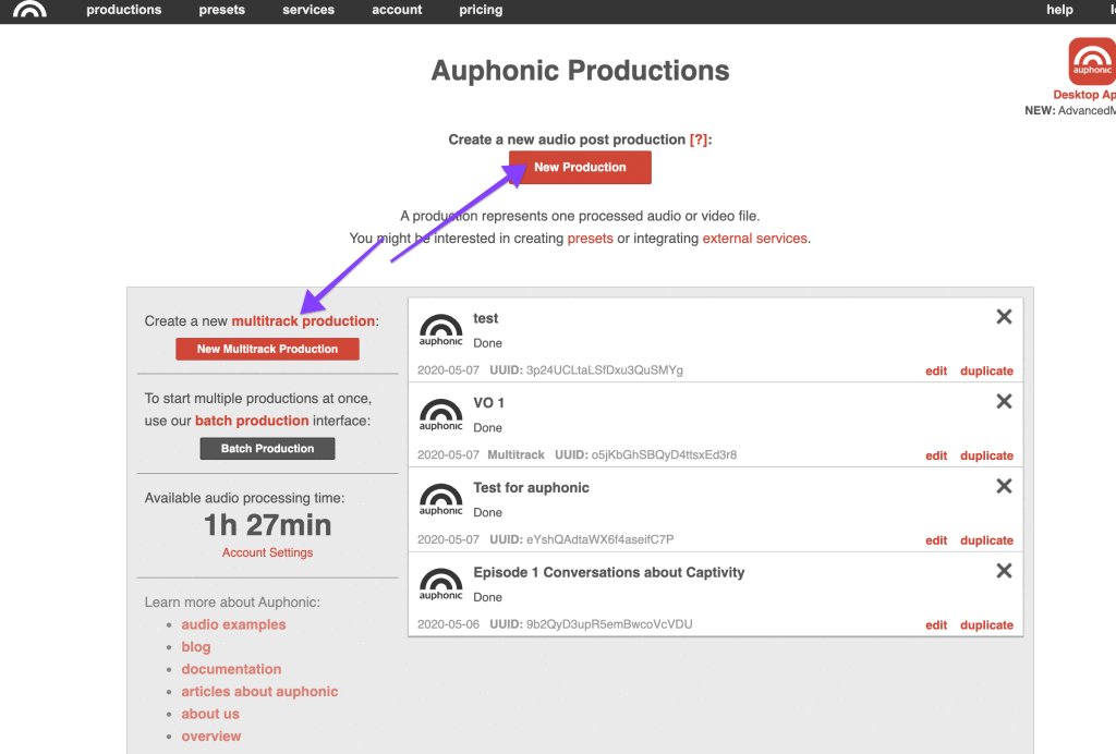 auphonic Single or multitrack production?
