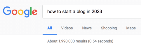 start a blog in the future