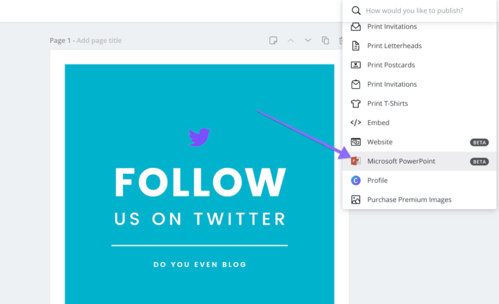 canva to powerpoint