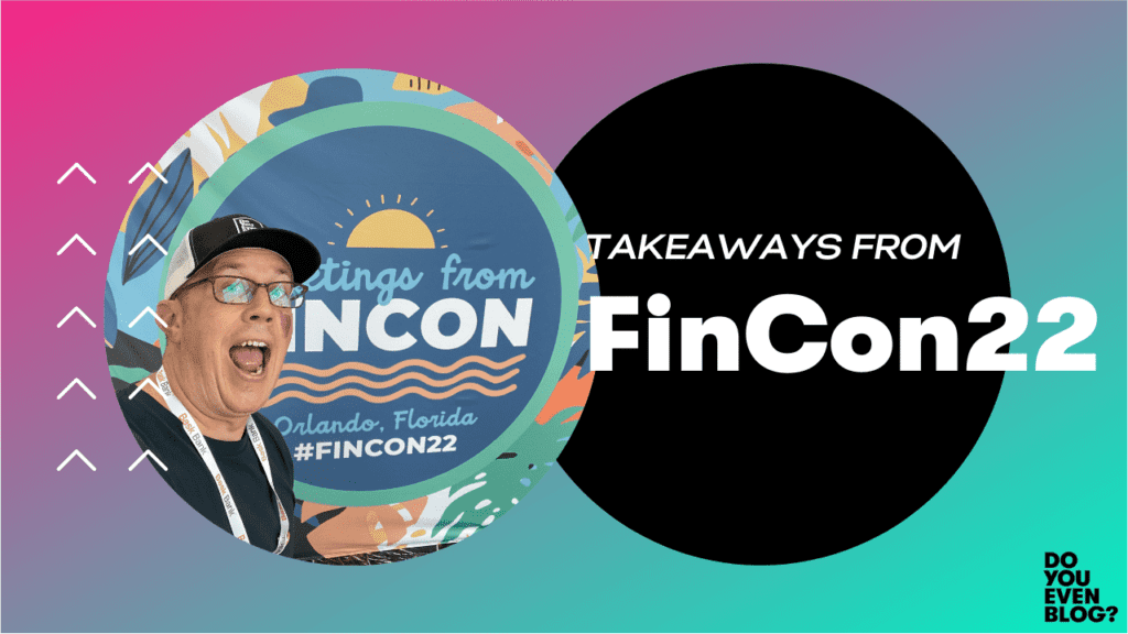 FinCon 2022 takeaways