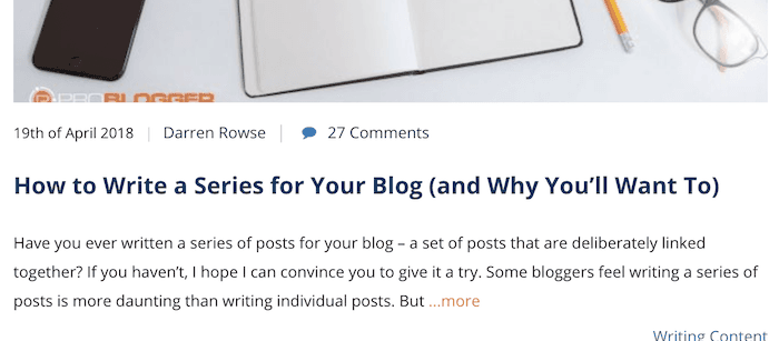 problogger headline