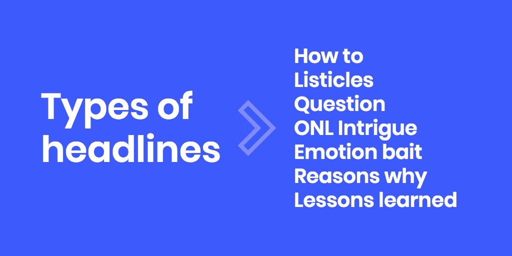 types of headlines 2018