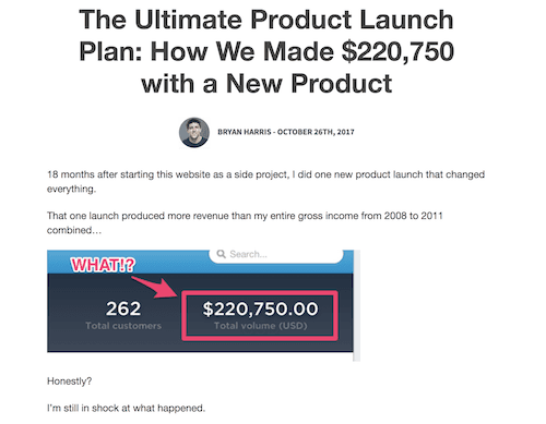 bryan harris online course product launch