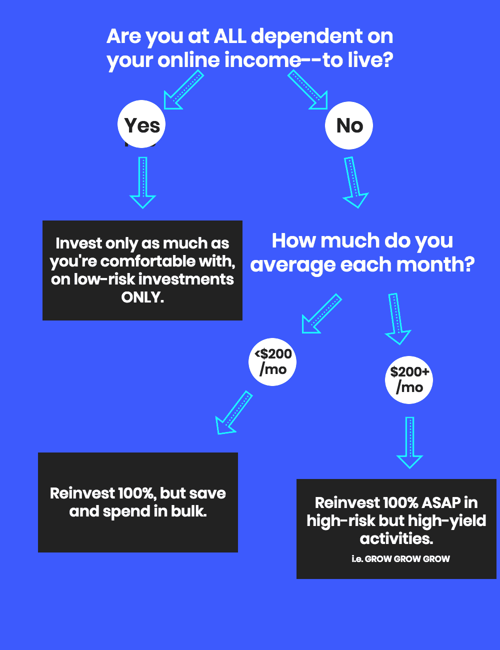 BLOG INCOME reinvestment chart