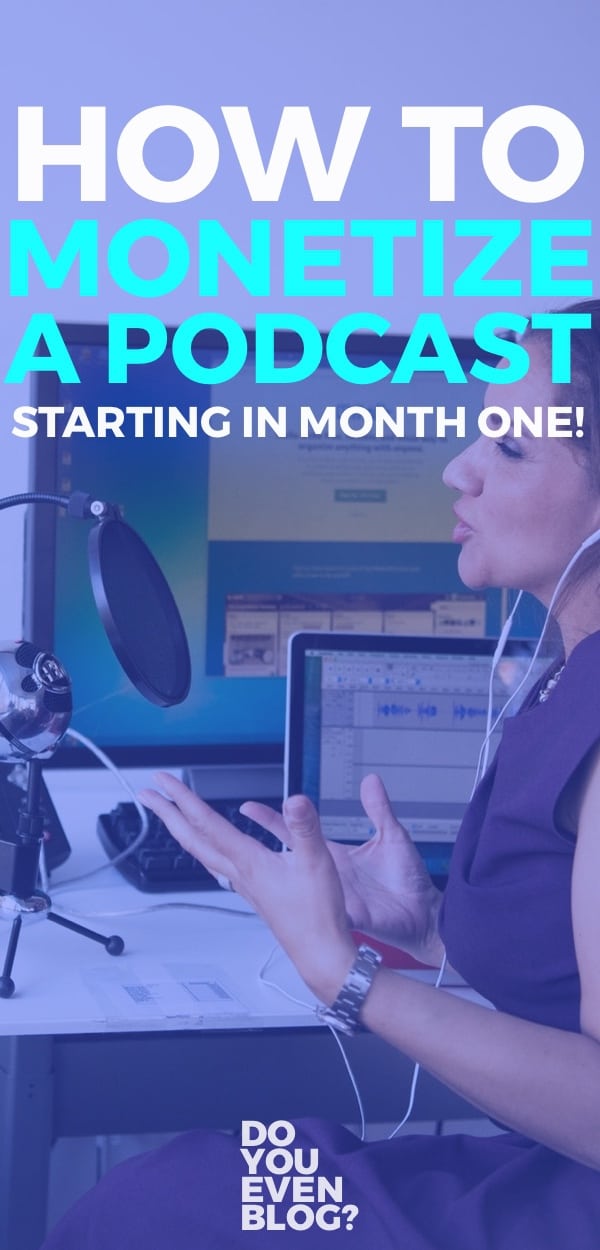 make money podcasting