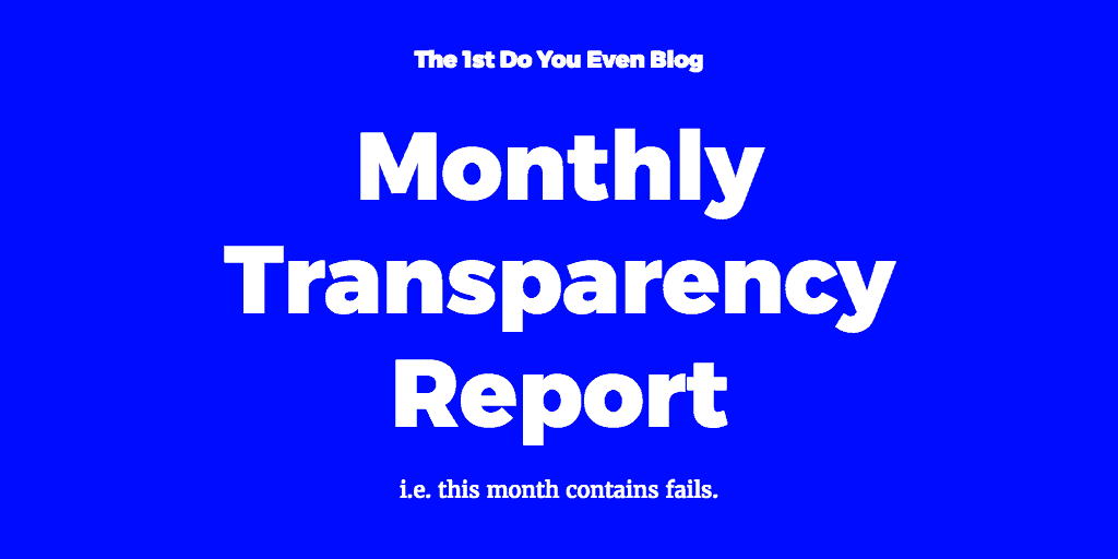 october blog income report transparency report do you even blog