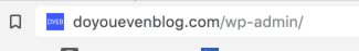 wordpress login url