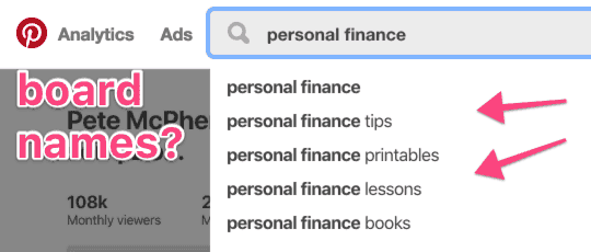 how to find pinterest keywords