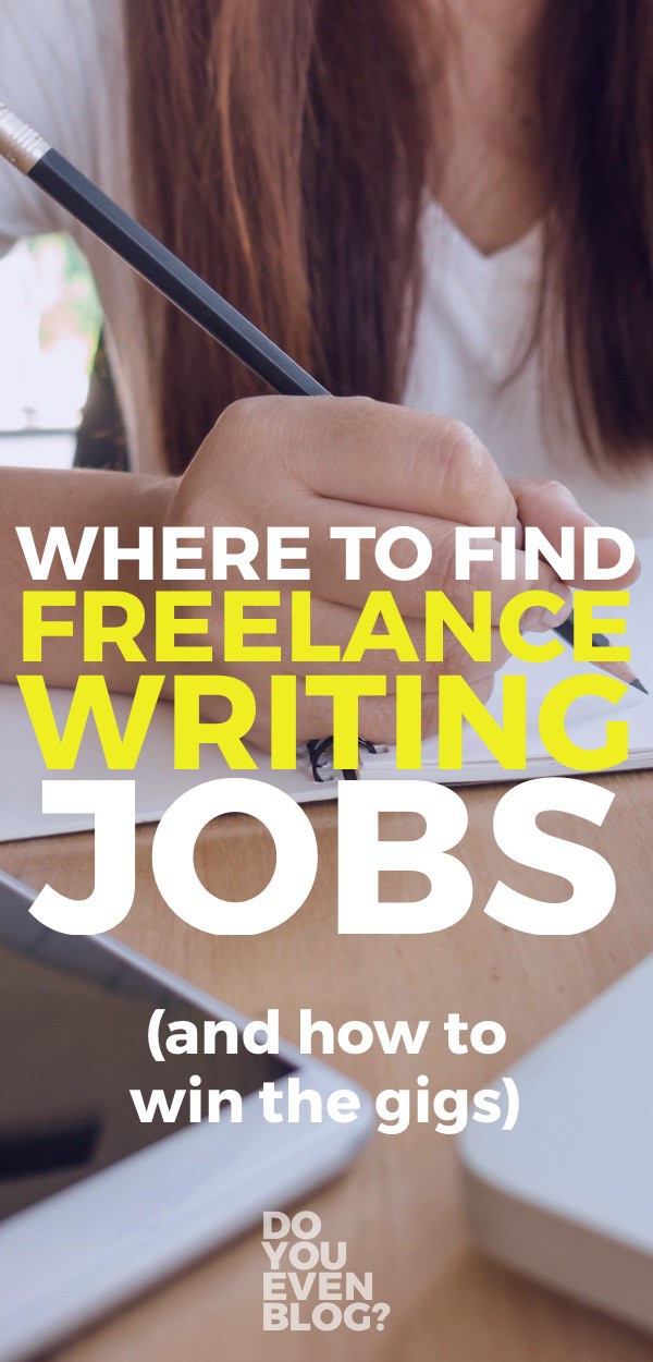 where to find freelance writing jobs